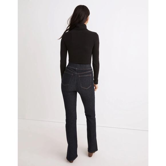 Madewell Solid Black Long Sleeve Turtleneck Minimalist Bodysuit Size Large - Picture 2 of 6